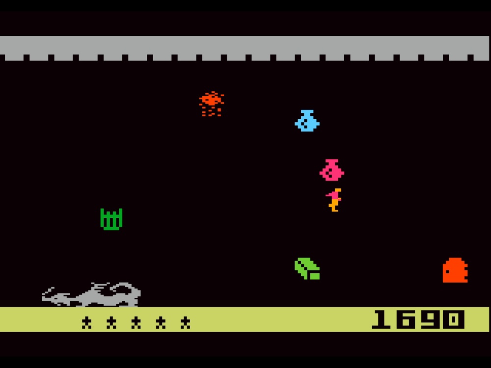 Title Screen of Dragonfire for Intellivision
